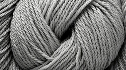 soft gray yarn