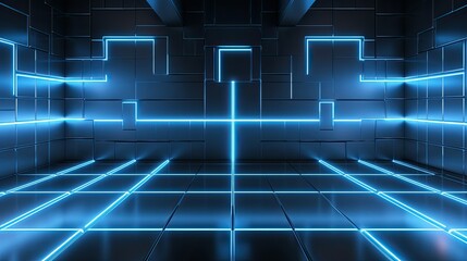 visual grey grid background