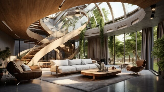 sleek architecture modern interior