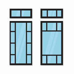 Lightweight metal window with minimalist style