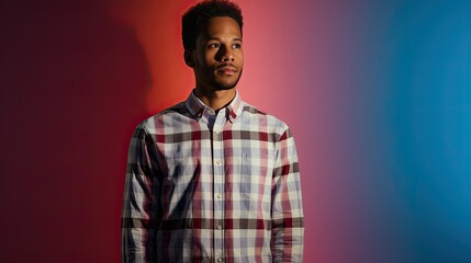Obraz premium contrast light flannel pattern