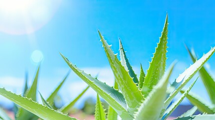 plant aloe sunburn