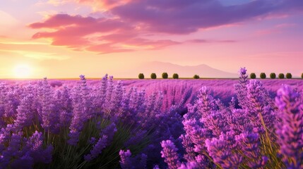 Obraz premium picturesque purple border