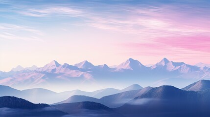 breathtaking pink mountains