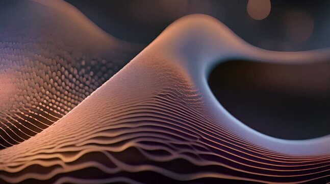 Mesmerizing Particle Wave Vector Background for Technology Concepts