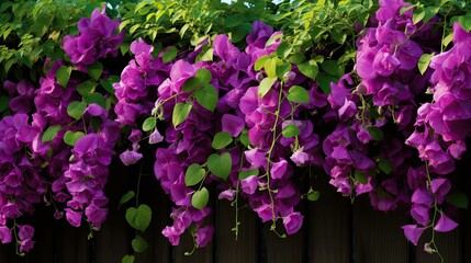 Fototapeta premium vine purple sweet pea
