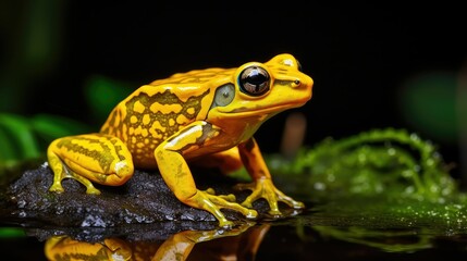 Obraz premium male panamanian golden frog