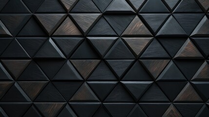 Fototapeta premium shape triangle pattern dark