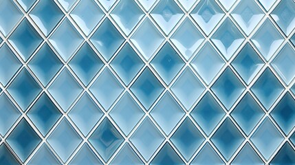 Fototapeta premium tile light blue geometric pattern