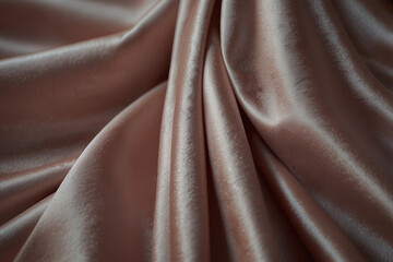 Fototapeta premium Close-up view of enchanting soft satin fabric