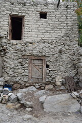 an old house, traditional house, with old unique design.