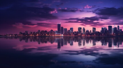 Obraz premium lights purple haze