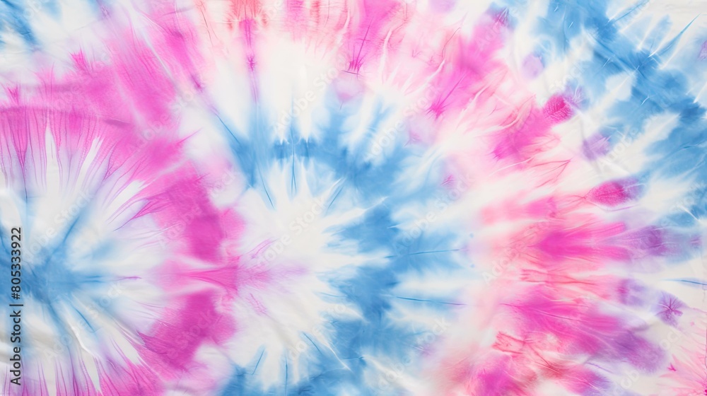 Wall mural shirt light color tie dye