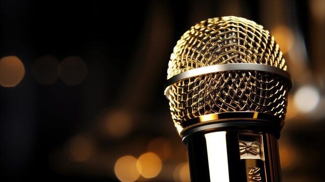 prestige golden microphone