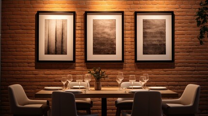 stylish blurred urban interior