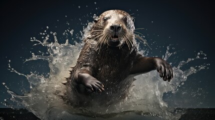 Obraz premium strength star seal