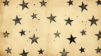 drawn handdrawn star pattern