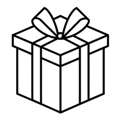 Gift Box Icon vector art illustration (4)