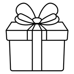 Gift Box Icon vector art illustration (6)