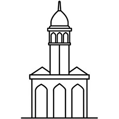 modern mosque tower, stylish modern mosque, (30)