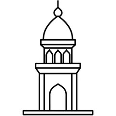 modern mosque tower, stylish modern mosque, (33)