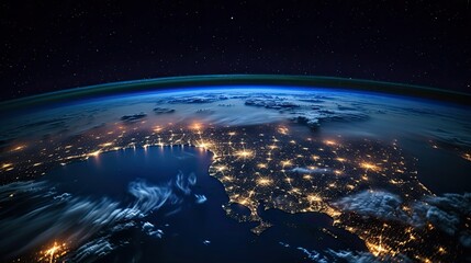 Obraz premium galaxies lights from space