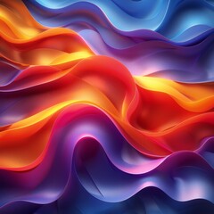 Obraz premium abstract multicolored fractal pattern. computer generated graphics.