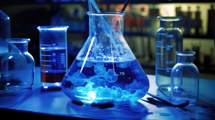 liquid chemistry flask