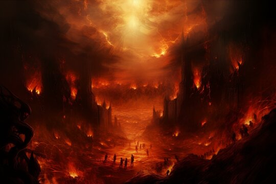 Relentless Souls hell fire. God soul. Generate Ai - Powered by Adobe