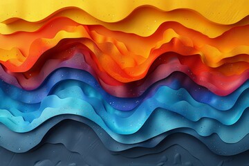 Abstract background in colors and patterns for World Environment Day