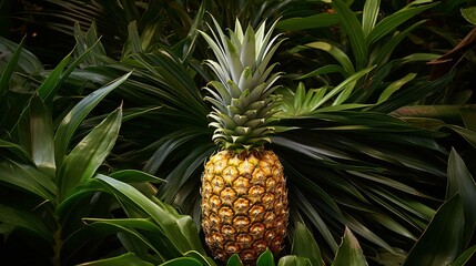 Fototapeta premium juicy view pineapple fruit