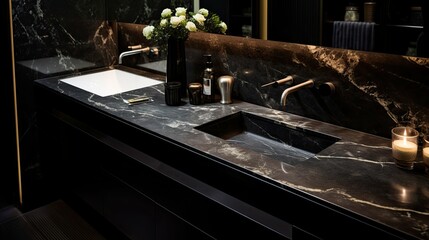 stone dark color marble