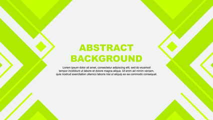 Abstract Background Design Template. Abstract Banner Wallpaper Vector Illustration. Lime Green Illustration