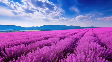 lavender purple field