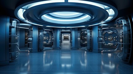 protection bank vault interior