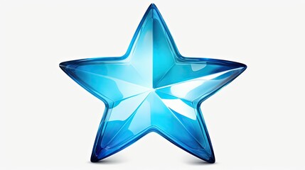 cartoonish star with transparent background