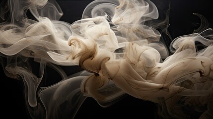 Fototapeta premium surreal silver smoke