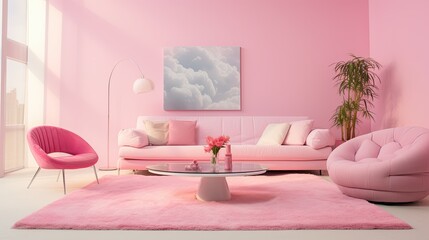 cozy carpet pink