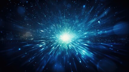 Fototapeta premium close blue stars background