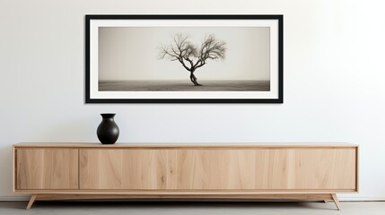 photograph light wood frame