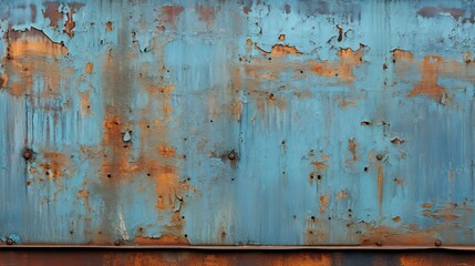 vibrant blue rust