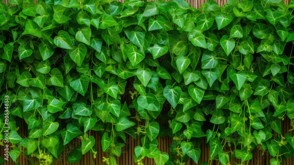 Canvas Prints leaves wood spinach green