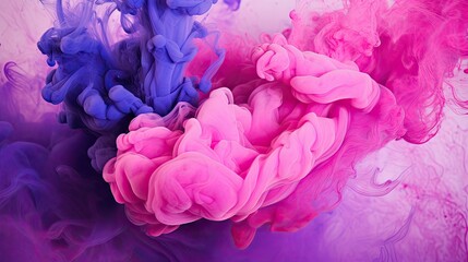 Obraz premium colors pink and purple smoke