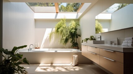 spa natural light in home