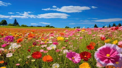 Obraz premium colors meadow flower farm
