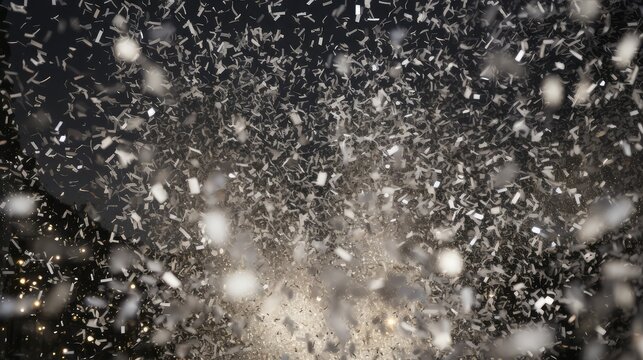 festive grey confetti