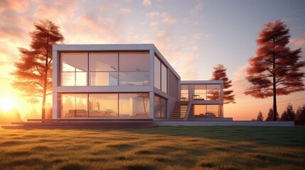 modern sunny house
