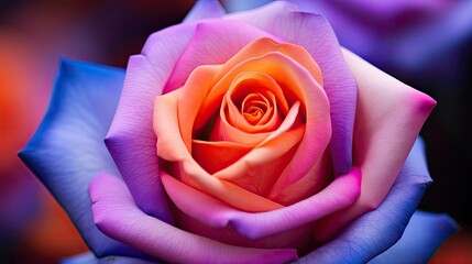 rose pink purple orange