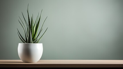 modern aloe on table