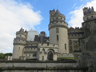 Château de Pierrefonds, Oise, Fôret de Compiègne, Hauts-de-France, France, Viollet le Duc